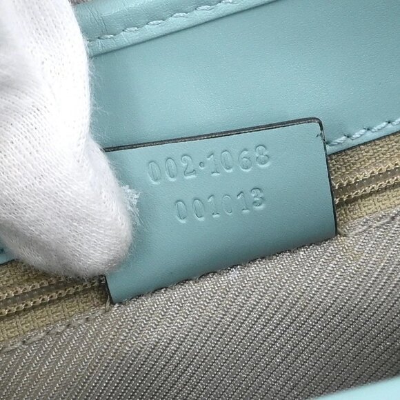 Gucci Light Blue Leather GG Jackie Handbag 002.1068 001013 155330 - Picture 10 of 10